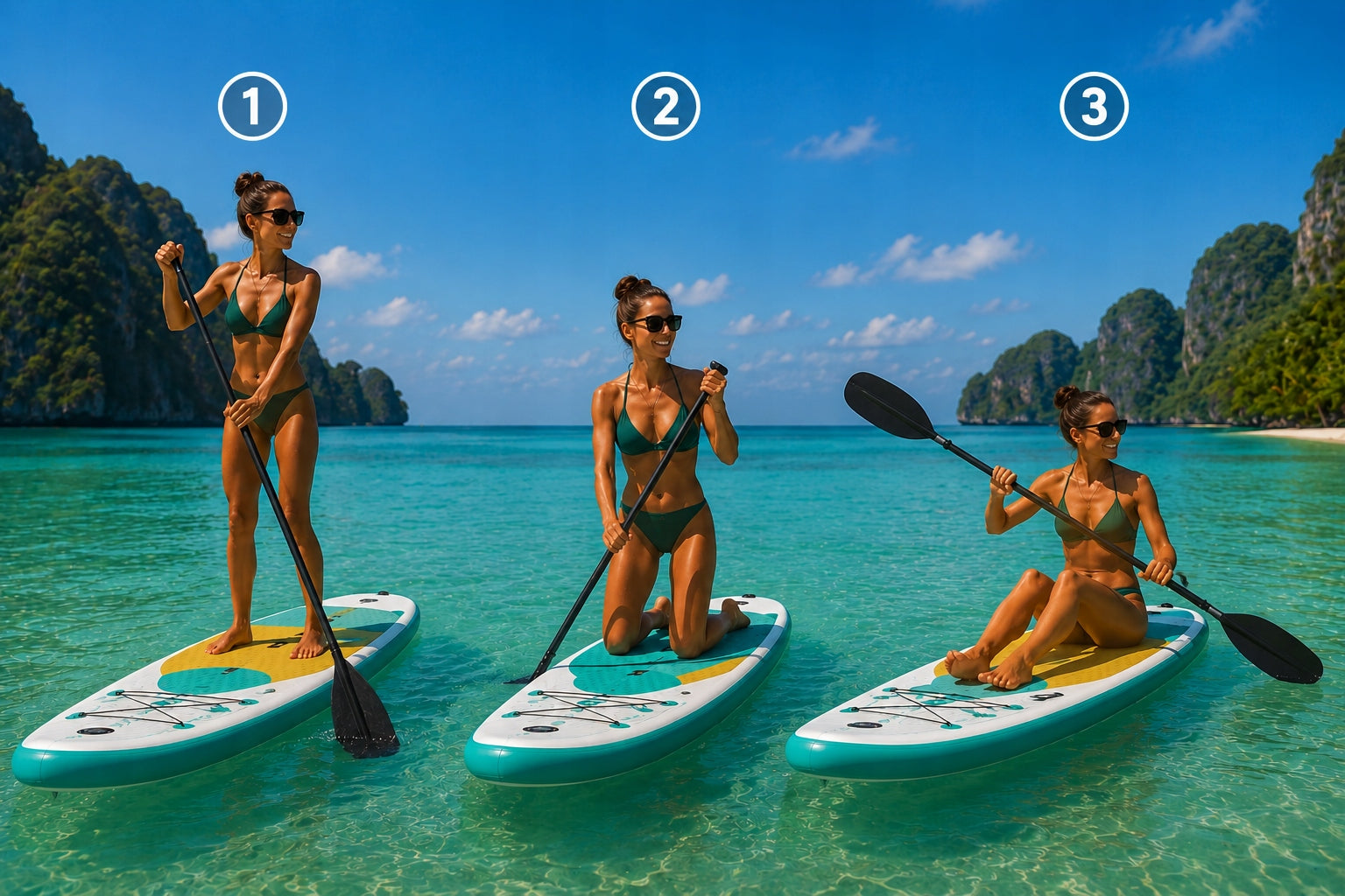 SUP Pumped Board 320cm 10'8'' Set Backpack Pump Paddle Pump Kind SUP board
