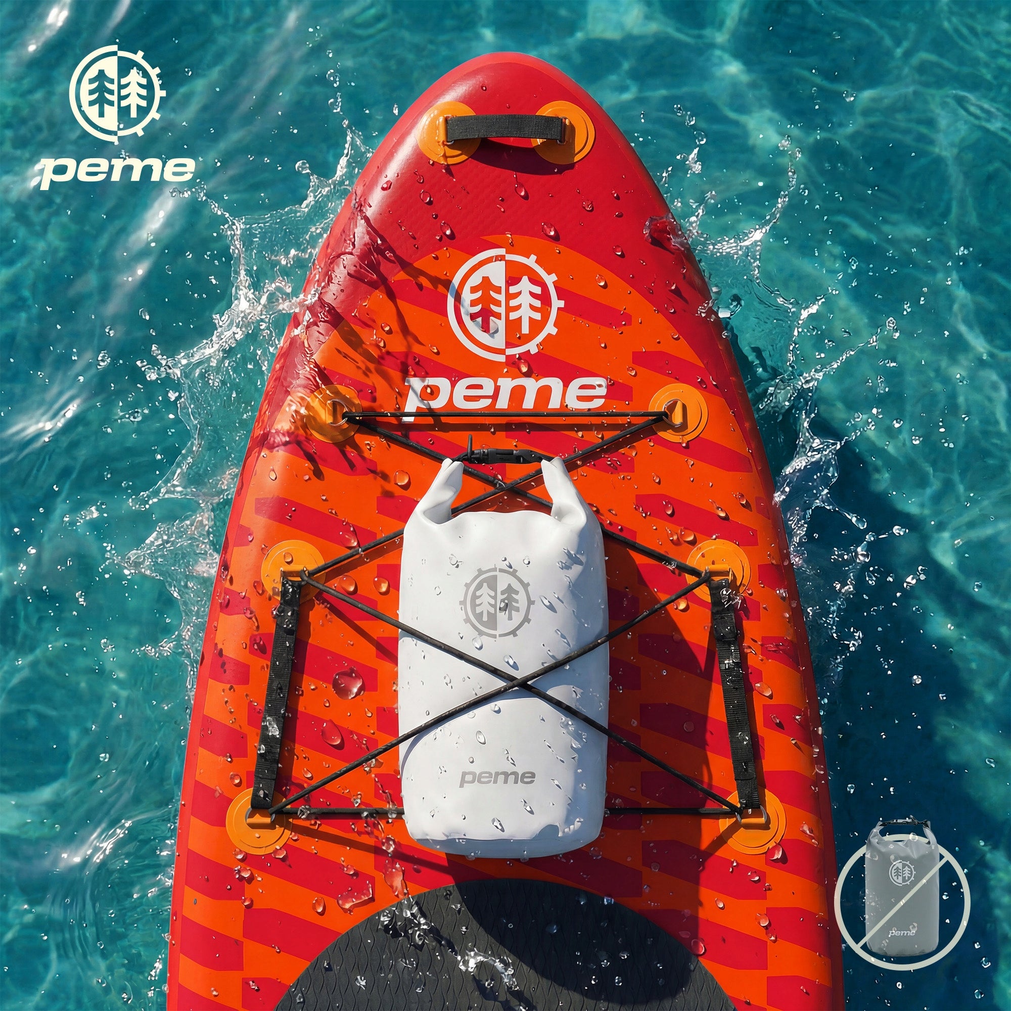 SUP Pumped Board For Swimming Inflatable 350 SET PADDLE Hydro Peme Gender unisex product