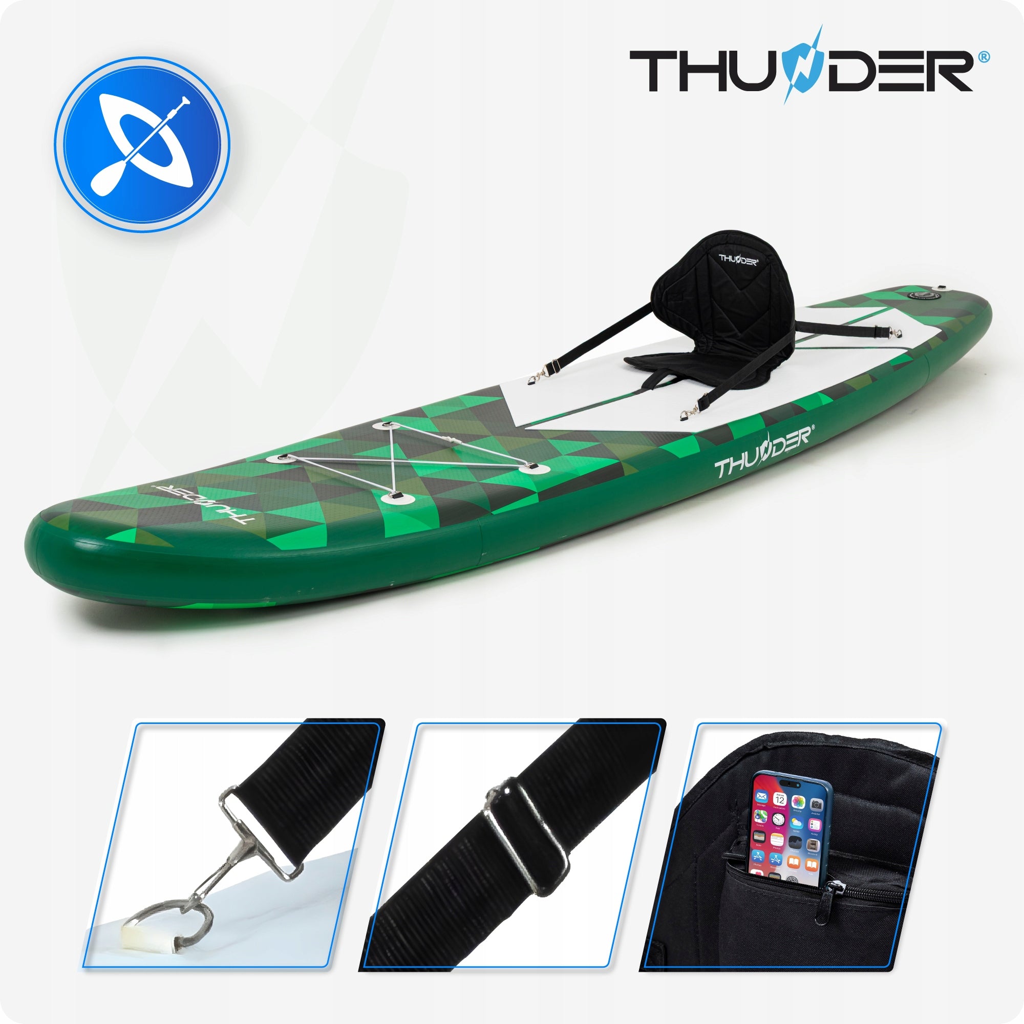 SUP board 350CM pumped with seat stand up paddle accessories Product weight with unit packaging 13.55 kg