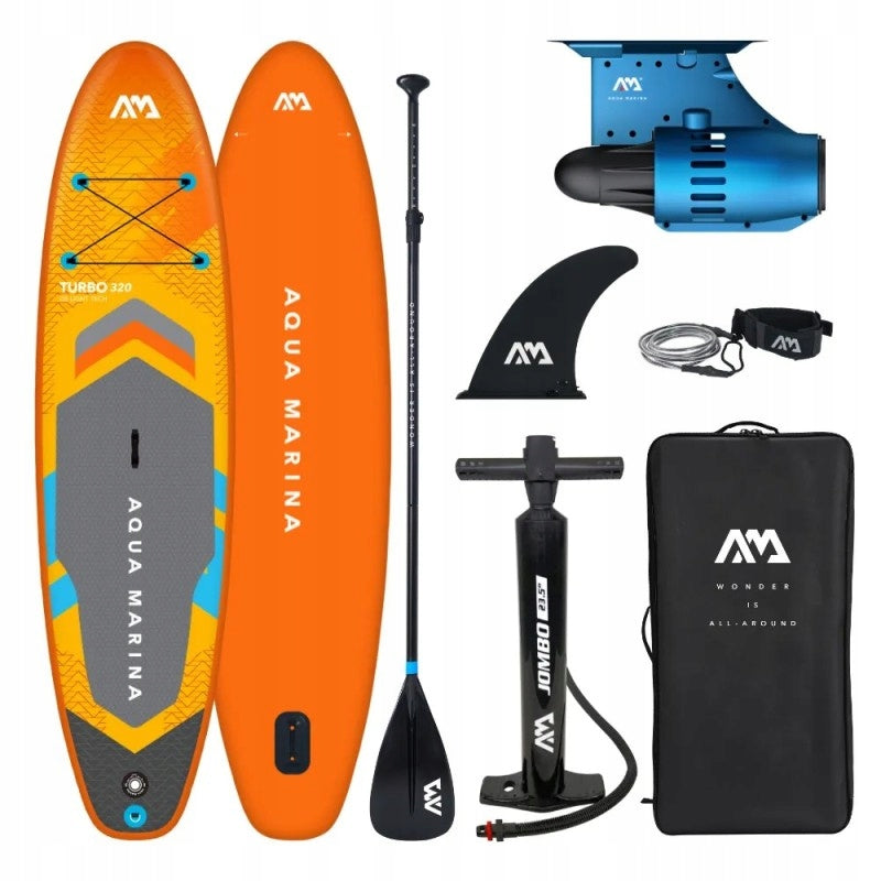 SUP board Aqua Marina Am Go Turbo 320 106 with Blue Drive S engine