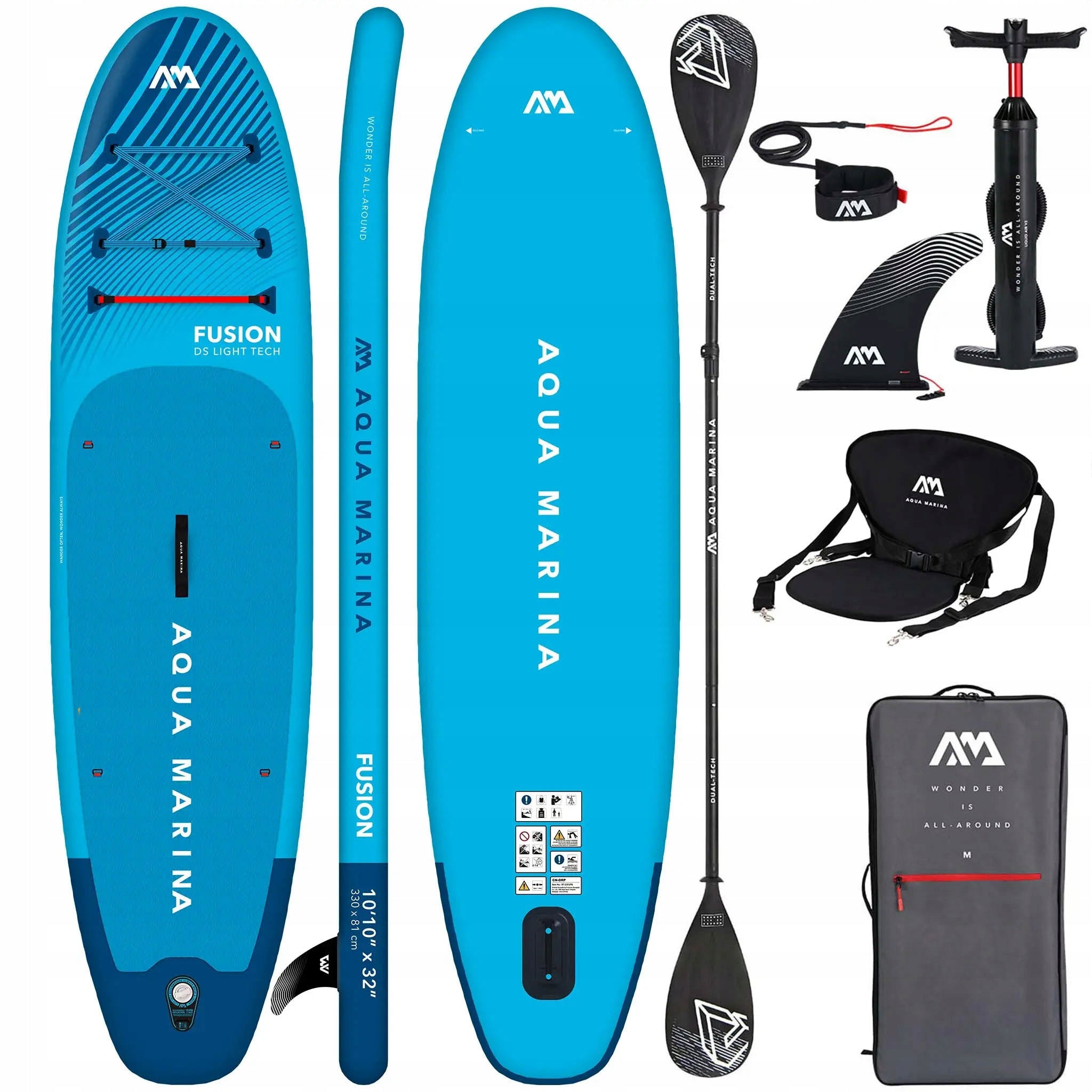 SUP board Aqua Marina Monster 12'0" Blue + COMBO