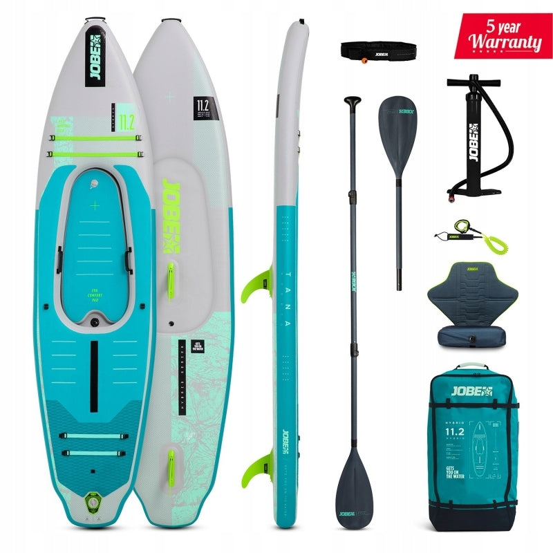 SUP board Jobe Tana Hybrid 11.2 340 cm pump / paddle / leash/