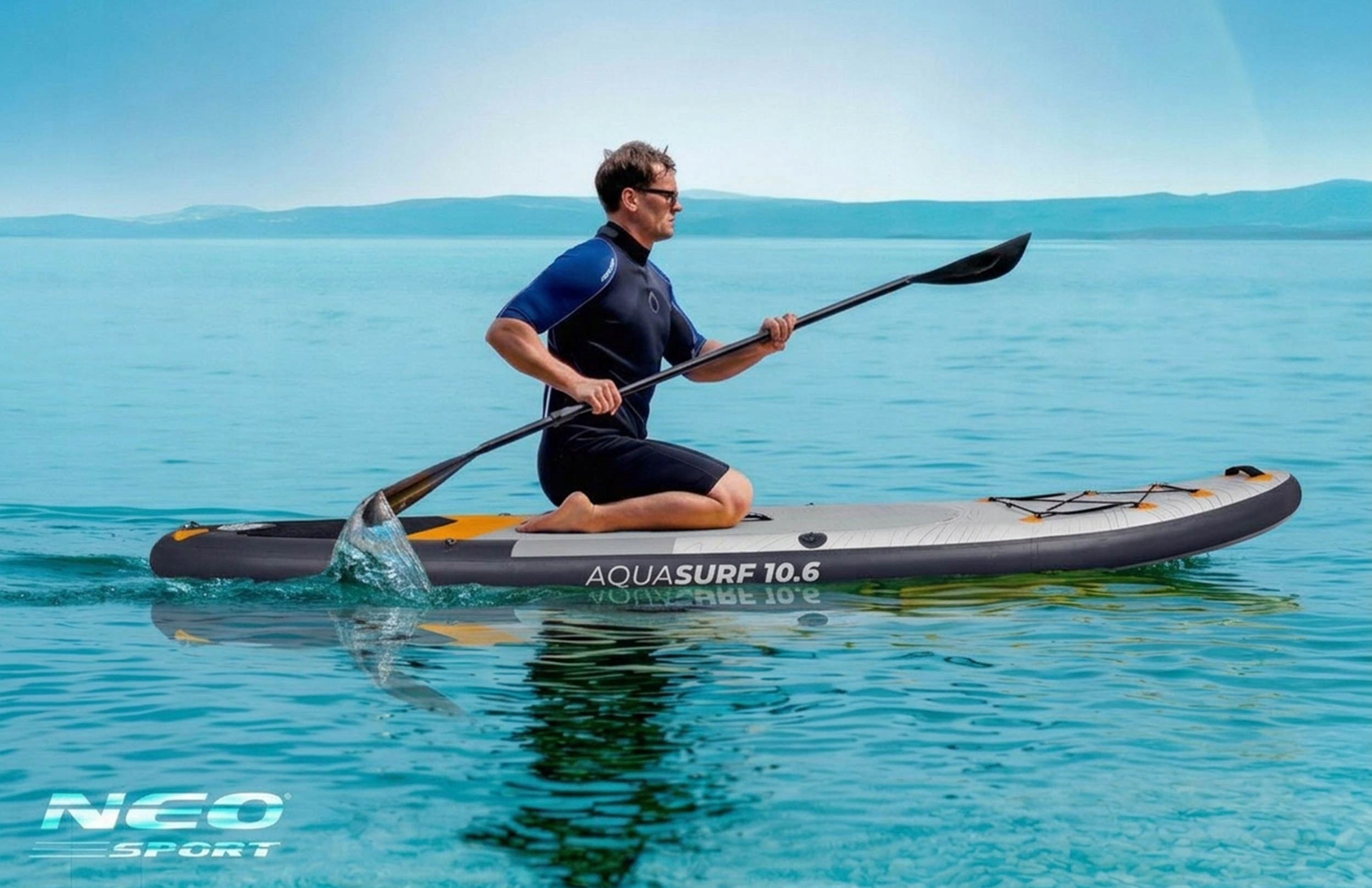 SUP board for swimming STAND UP PADDLE 320cm ACCESSORIES SET NEO-SPORT Product weight with unit packaging 13.3 kg