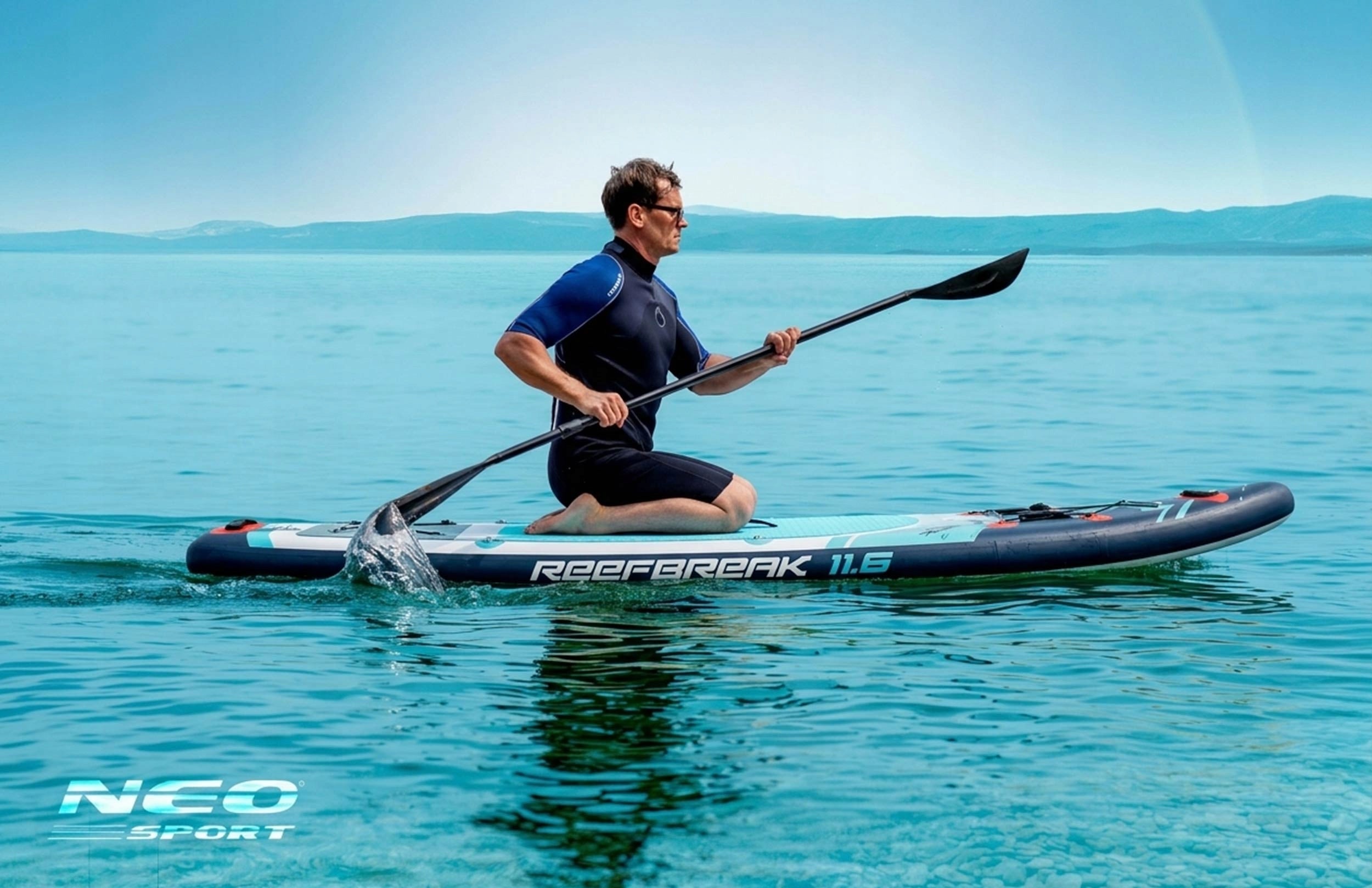 SUP board for swimming pumped STAND UP PADDLE 350cm RF ACCESSORIES Brand Neo-sport