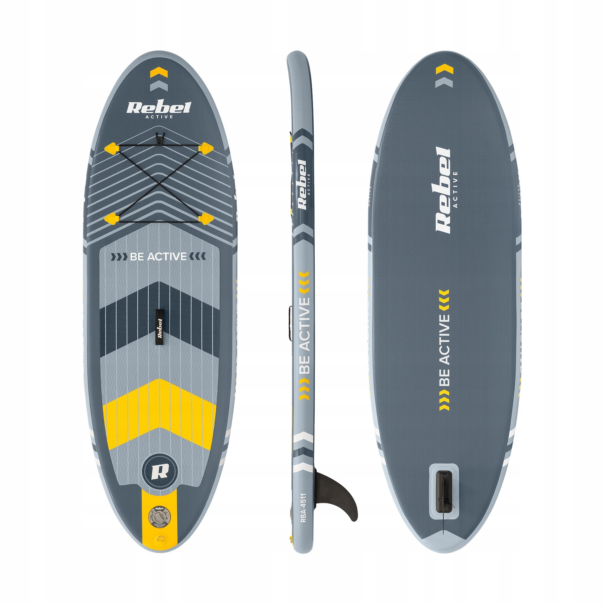 SUP board pumped for swimming 244 cm paddle Rebel set pump backpack Packaging status original