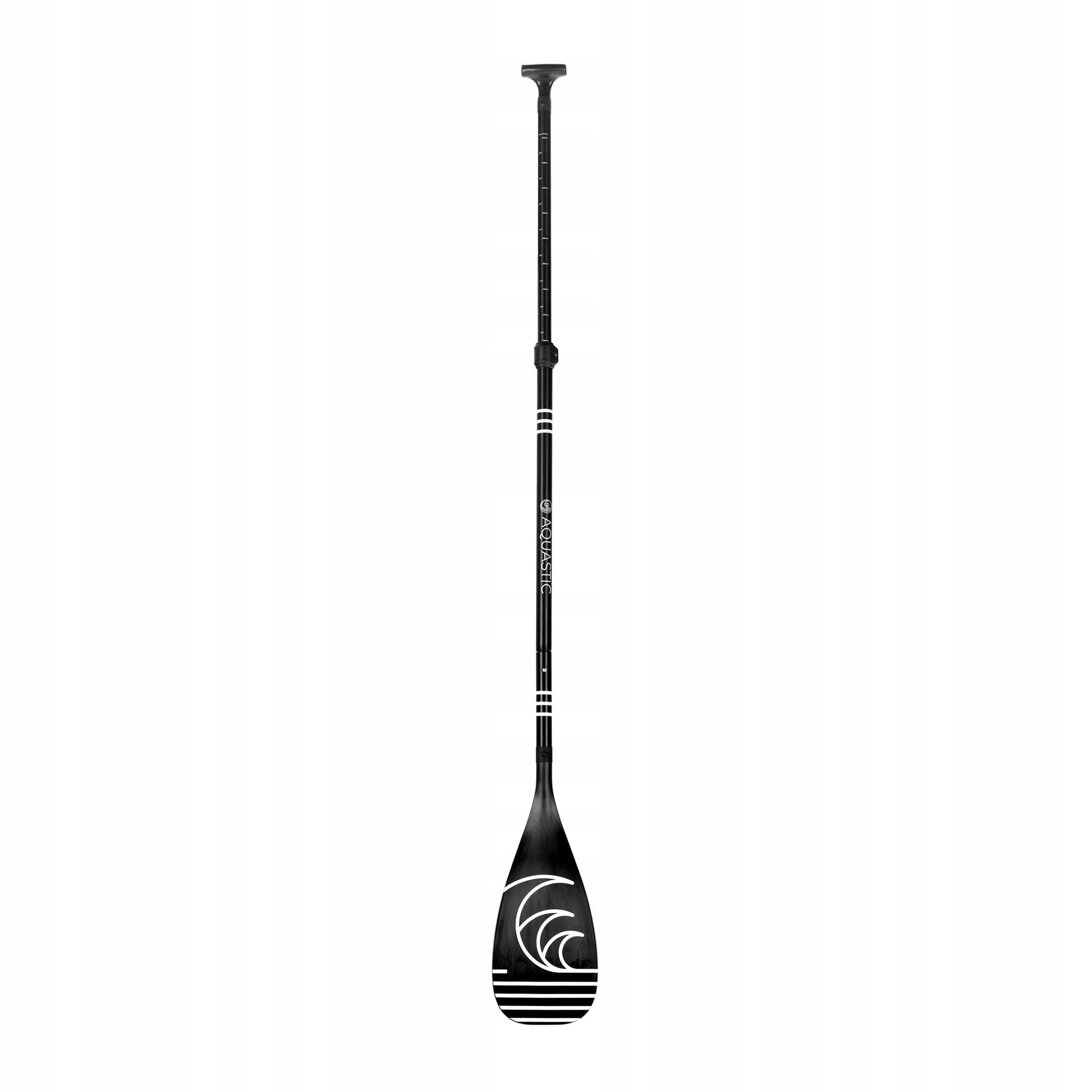 SUP paddle 3-piece AQUASTIC AQS-SPD001 140-180 cm black
