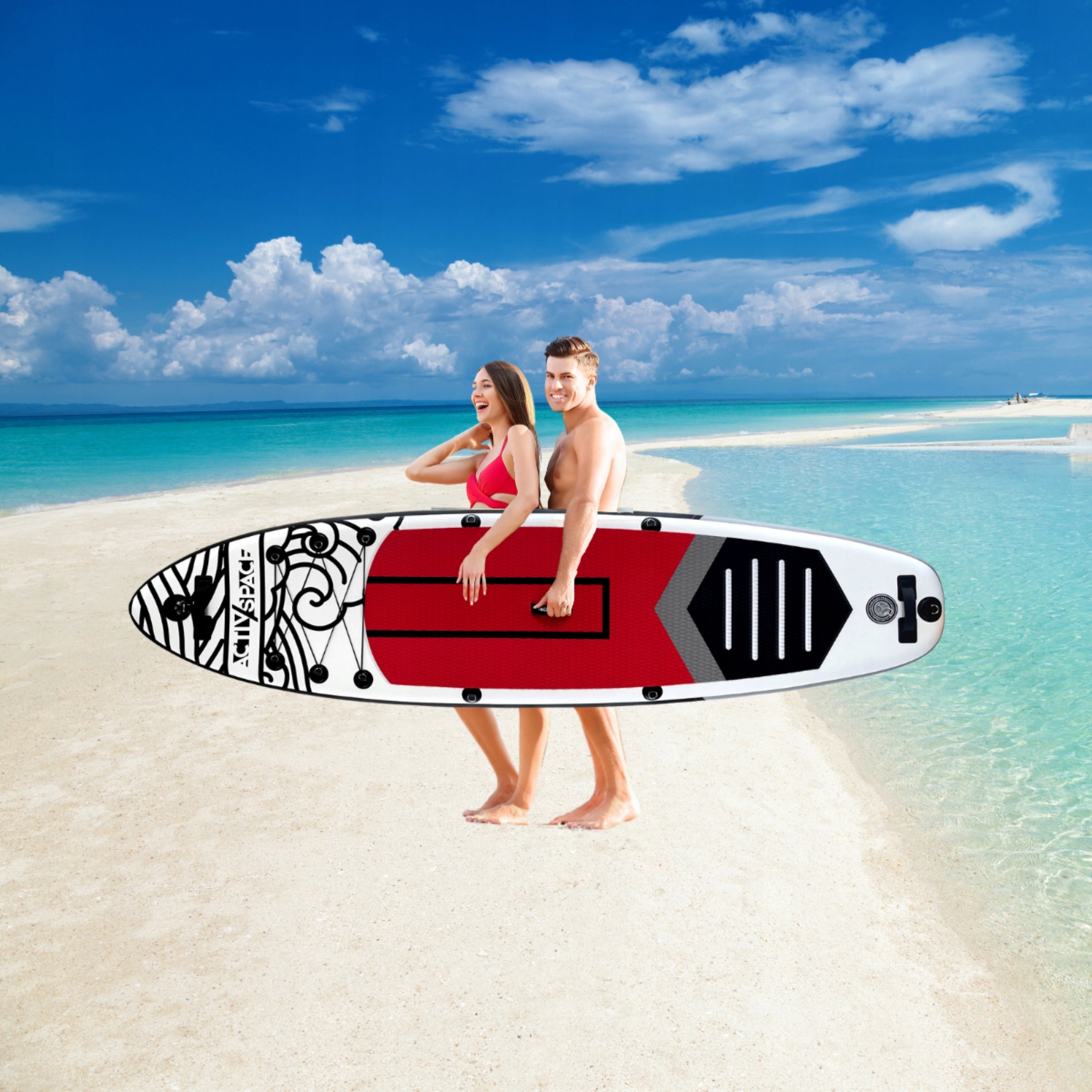 SUP stand up paddle board pumped 320cm paddle kayak for swimming 180KG! Product weight with unit packaging 14.5 kg