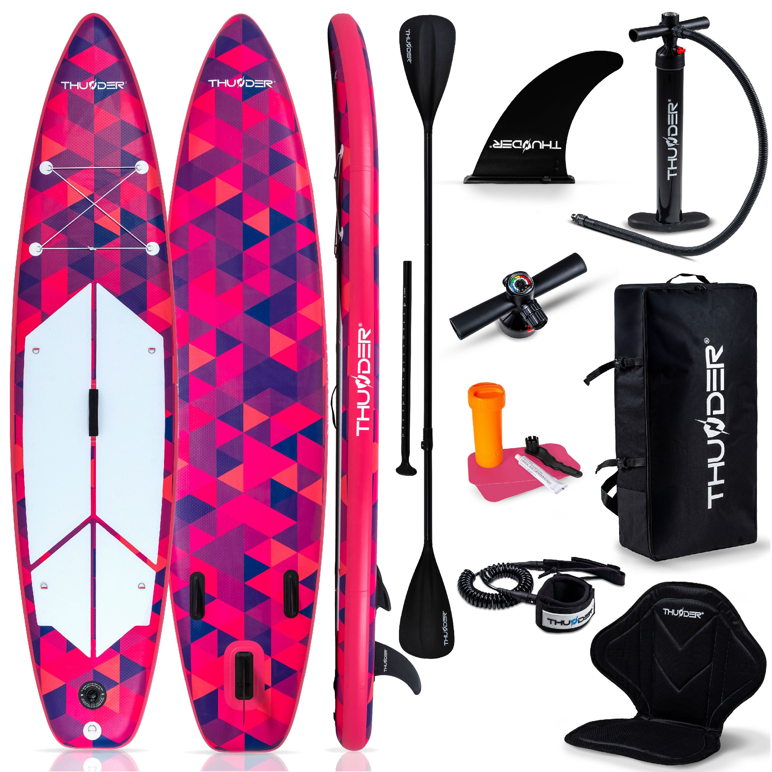 SUP swimming board 320 CM inflatable with seat THUNDER pumped board