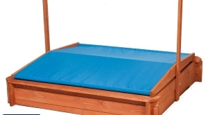 SUPER GIFT SOLID wooden sandbox adjustable VISOR + BOTTOM + BENCHES Brand Jokomisiada
