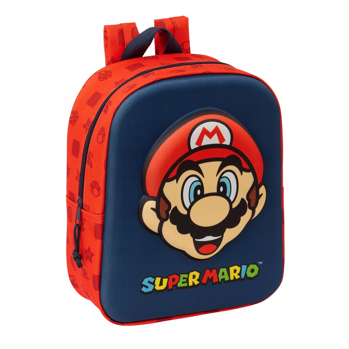 SUPER MARIO BROS backpack for kindergarten CONVEX 3D 27cm