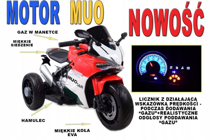 SUPER MOTOR RACER "MUO" - IMITATION OF A REAL COUNTER, REAL Packaging status original