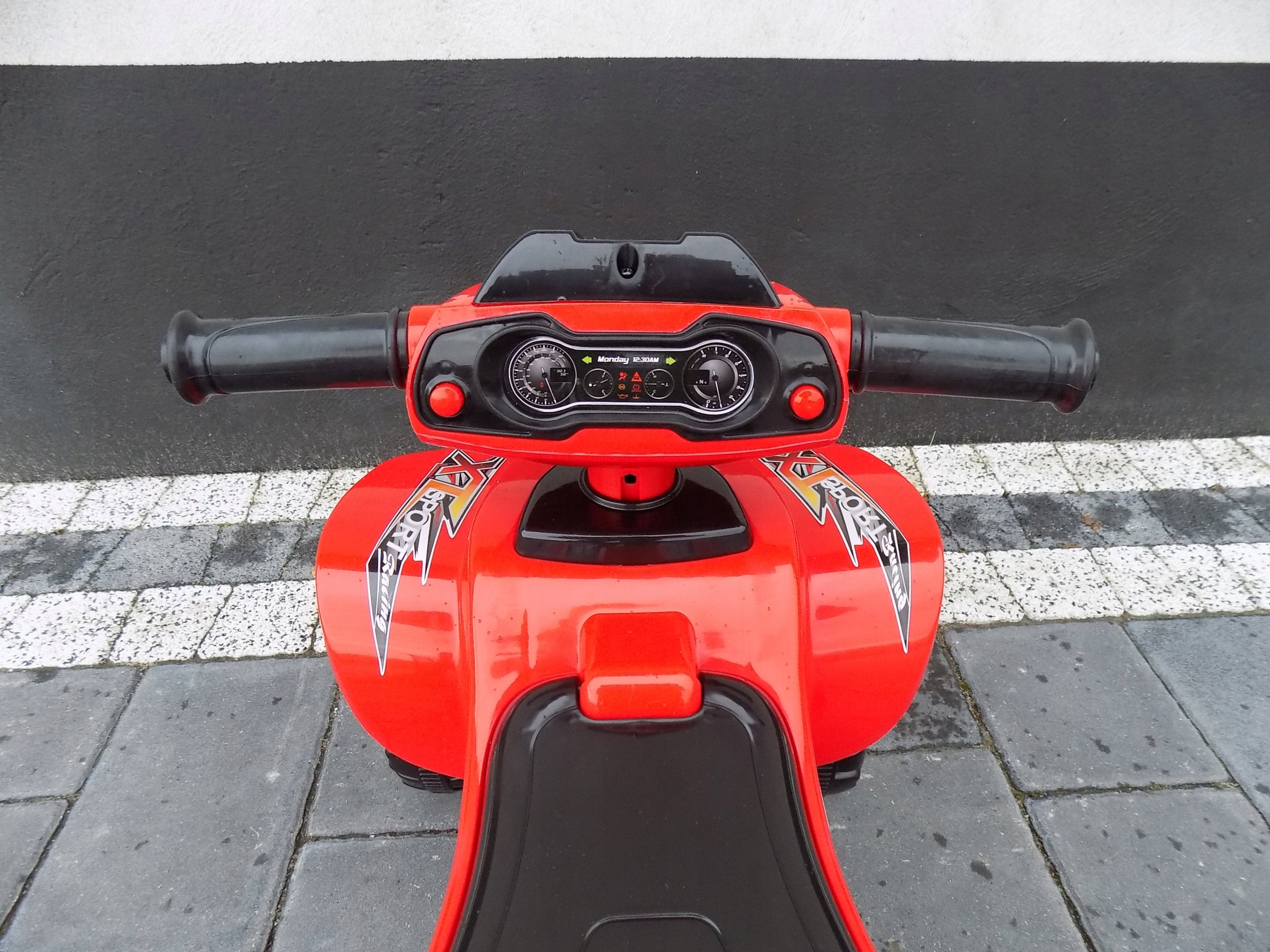 SUPER QUAD RIDER PUSHER LIGHT HORN STABLE Batteries included no