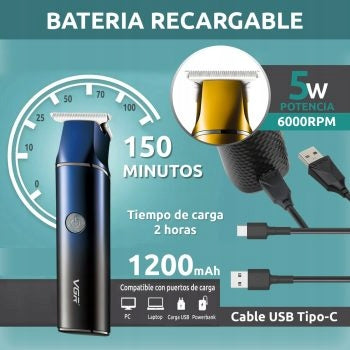SUPER RAZOR TRIMMER MEN'S HAIR SHAVER 1200mAh VGR V-986 USB Packaging status original