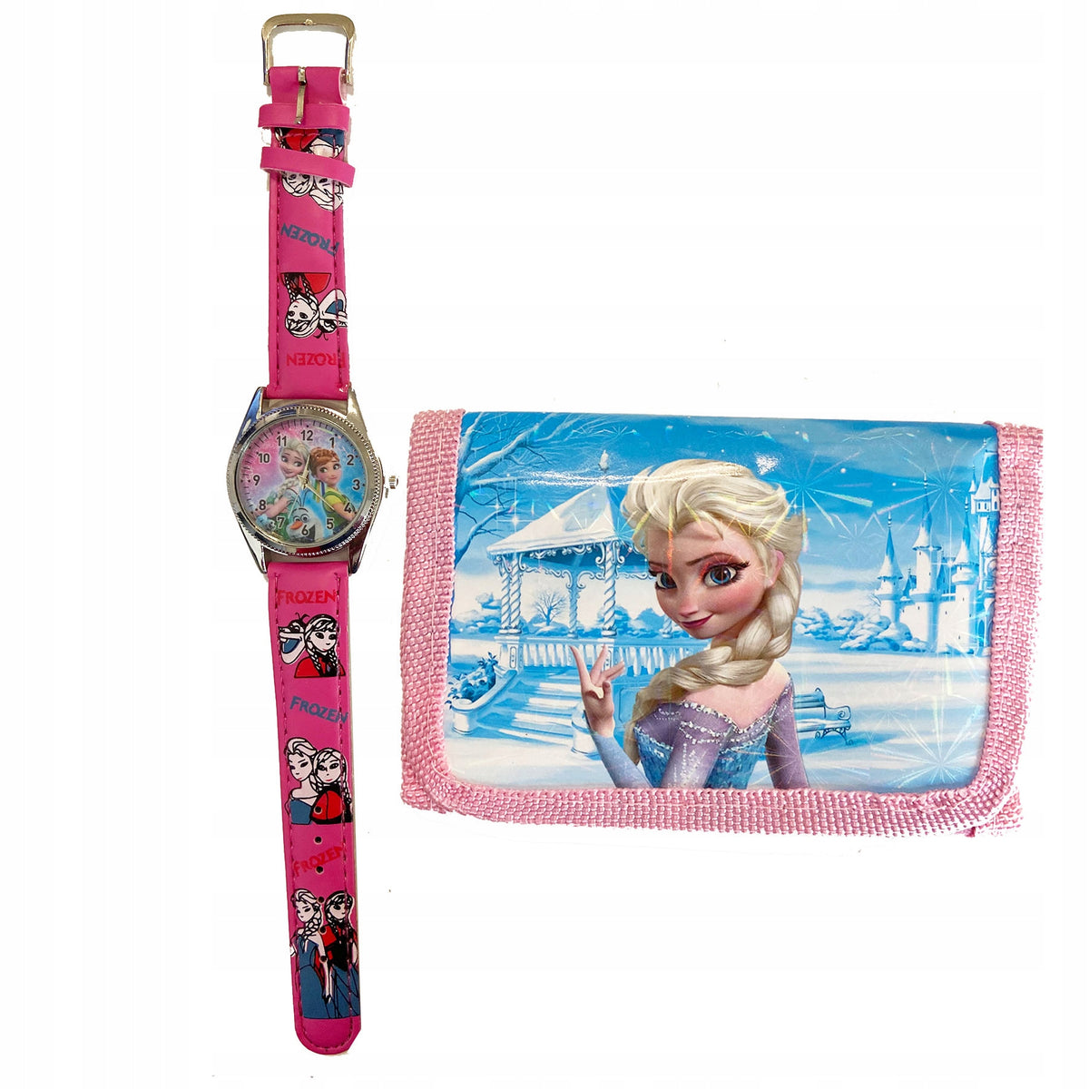 SUPER ZESTWA FOR GIRLS WATCH + WALLET FROZEN LAND OF ICE 2IN1
