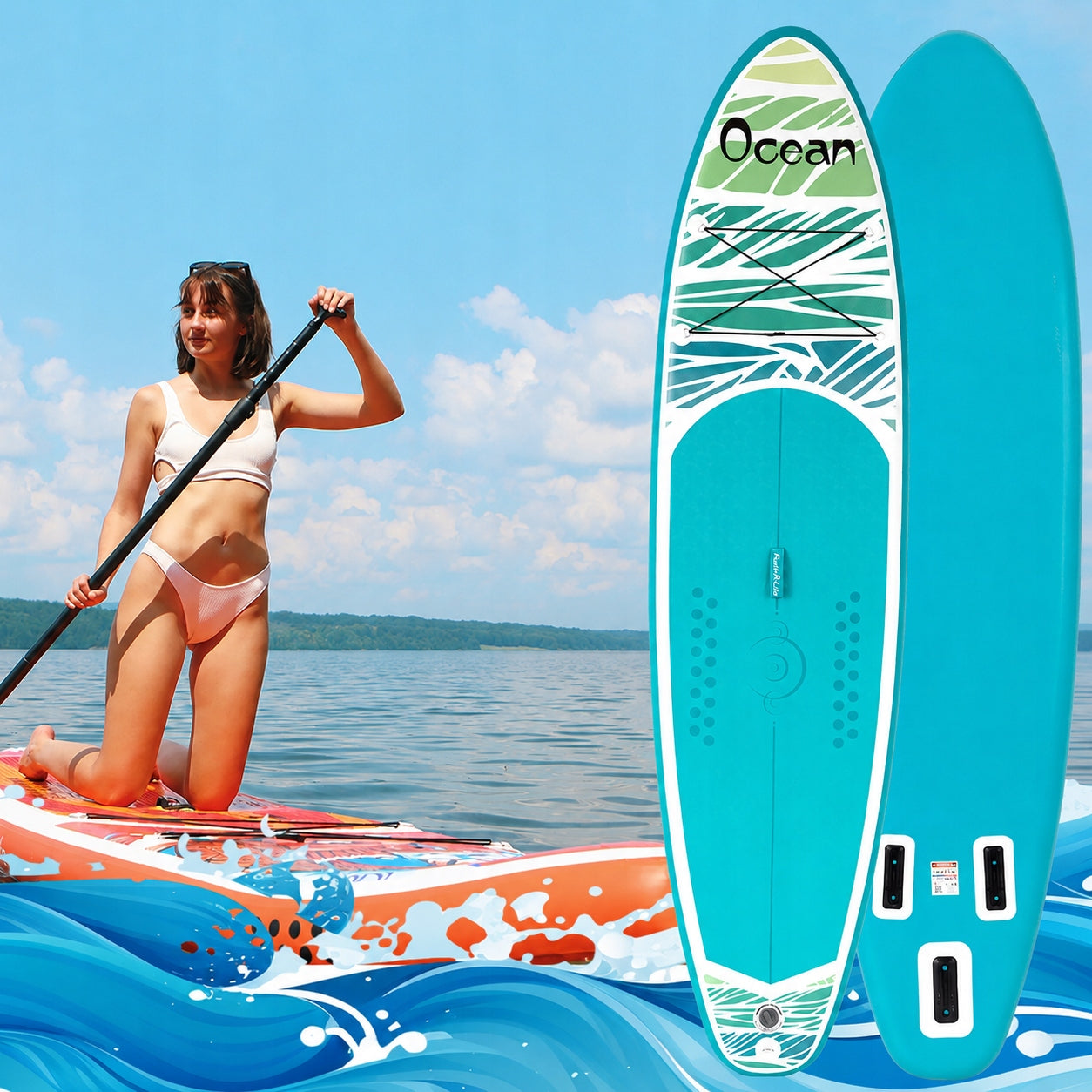 SUPFR03F SUP Board for Swimming Stand Up Paddleboard Set 335cm 165KG PL Packaging status original