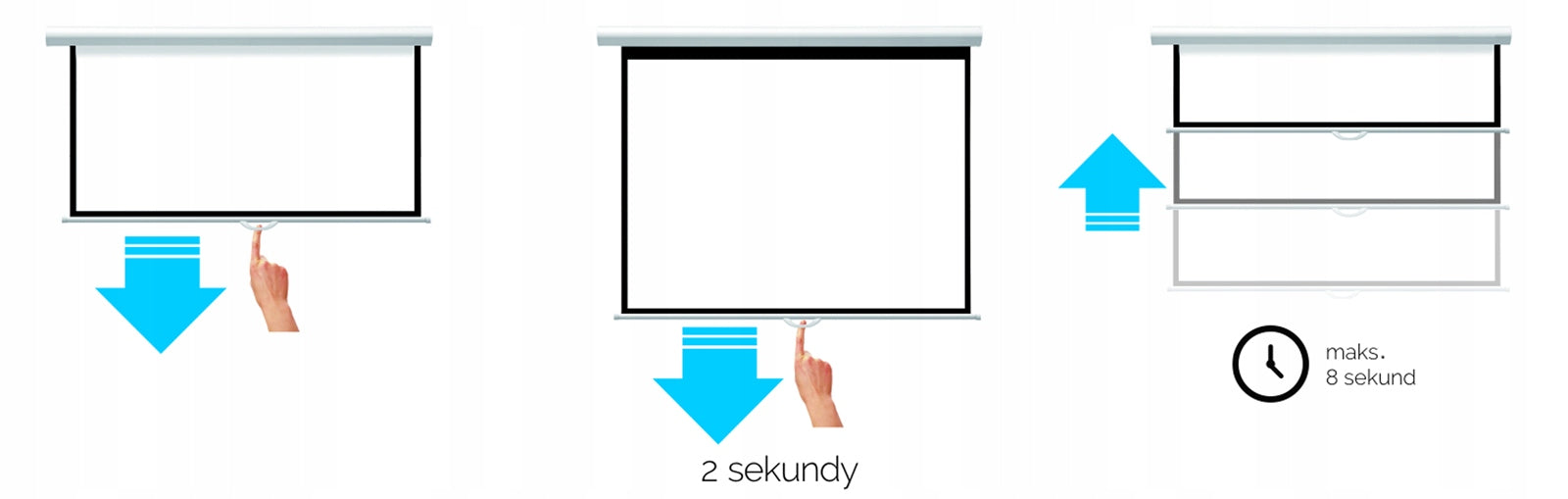 SUPREMA FENIKS ELEGANT PROJECTION SCREEN 4:3 200x150cm MATT WHITE HD EAN (GTIN) 5904870730713