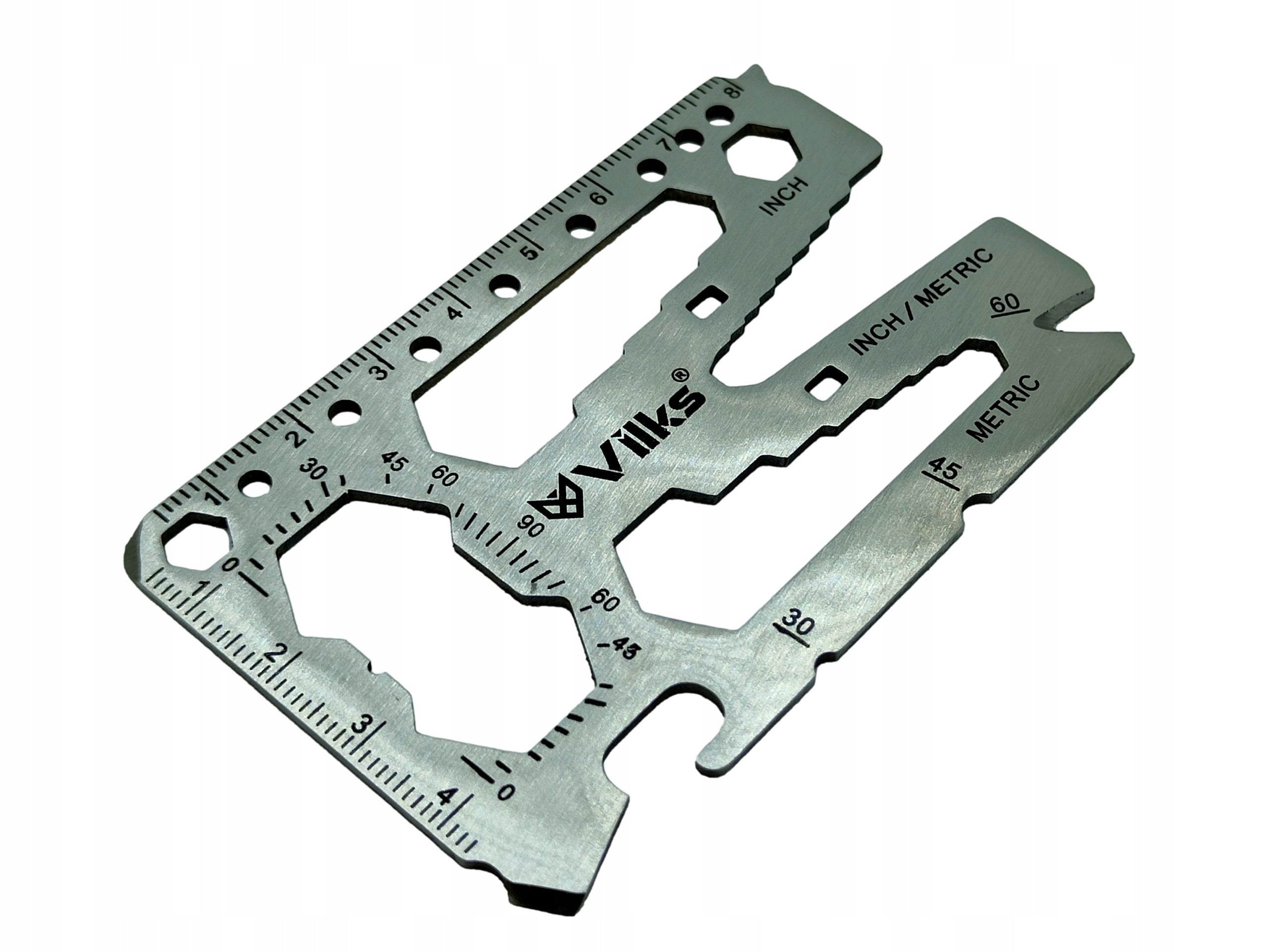 SURVIVAL CARD for wallet 25in1 Stainless VILKS Packaging status original