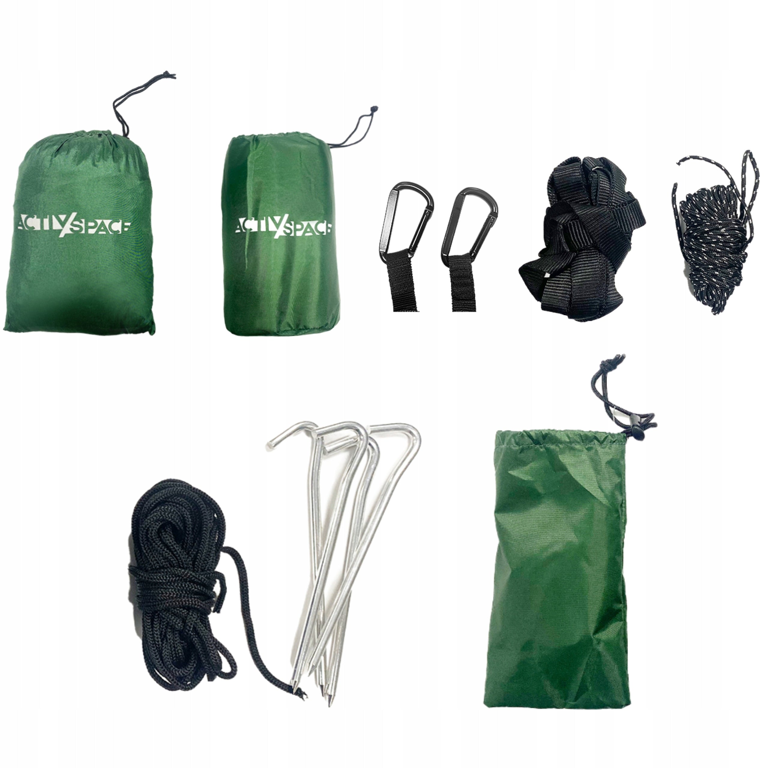SURVIVAL HIKING HAMMOCK WITH MOSQUITO NET +TRAVEL TARP LIGHTWEIGHT AND PORTABLE Manufacturer ACTIV/SPACE