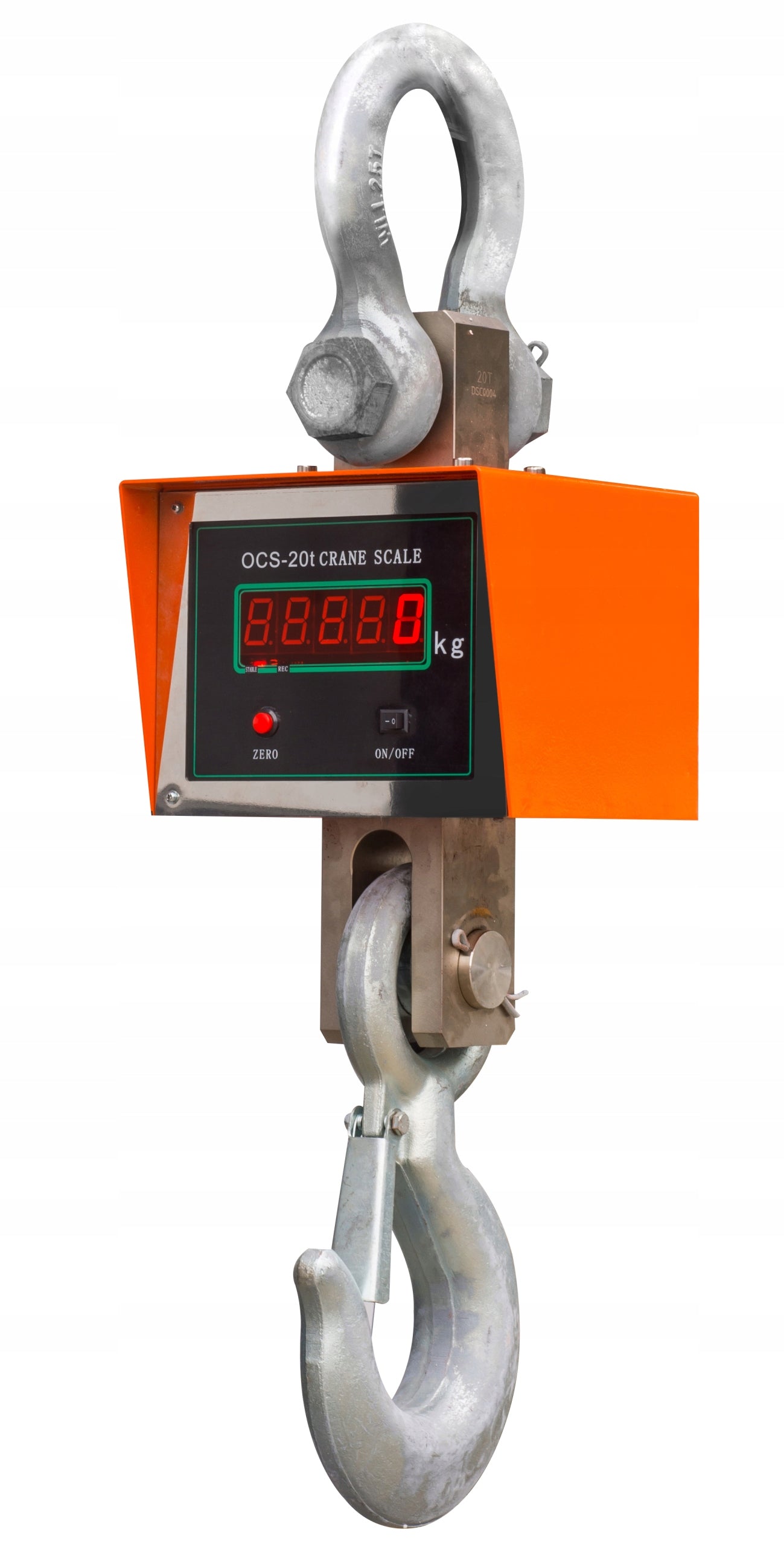 SUSPENDED CRANE HOOK SCALE 20T SOLID REMOTE CONTROL
