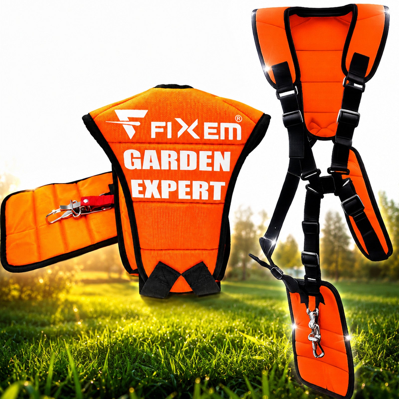 SUSPENDERS FOR COMBUSTION SCYTHE TRIMMER COMFORTABLE SOFT STIHL HUSQVARNA NAC