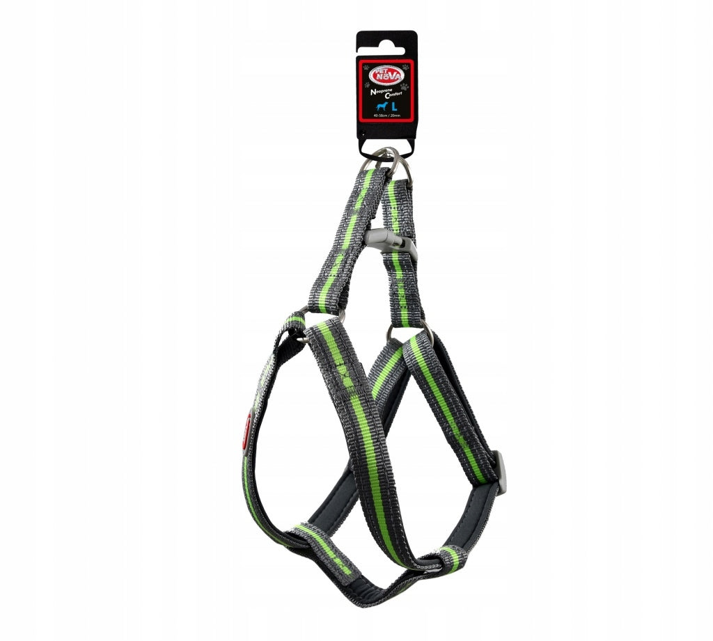 SUSPENDERS NYLON 2CM 40-58CM L GREY EURONOVA