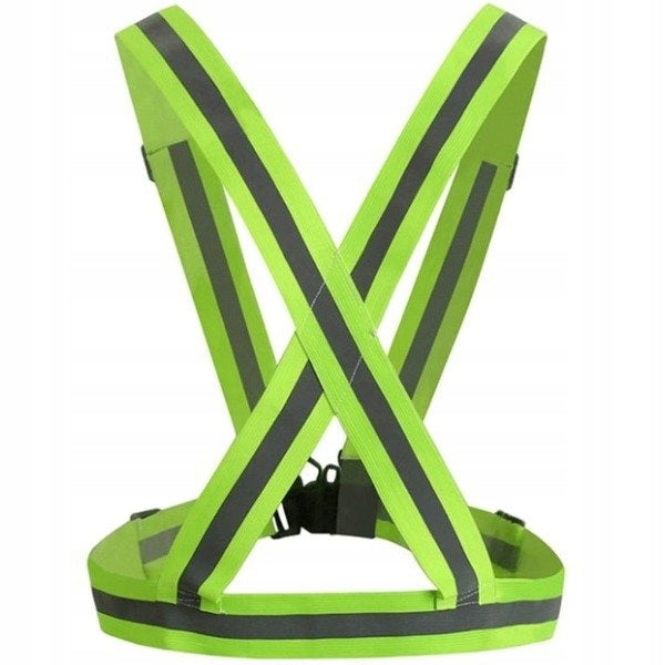 SUSPENDERS REFLECTIVE VEST MOTOR RUNNING BIKE Brand no brand