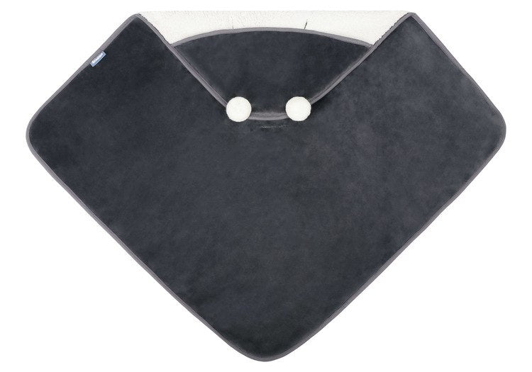 SWADDLE FOR CAR SEAT PLUSH 75X75 GRAPHITE Brand no brand