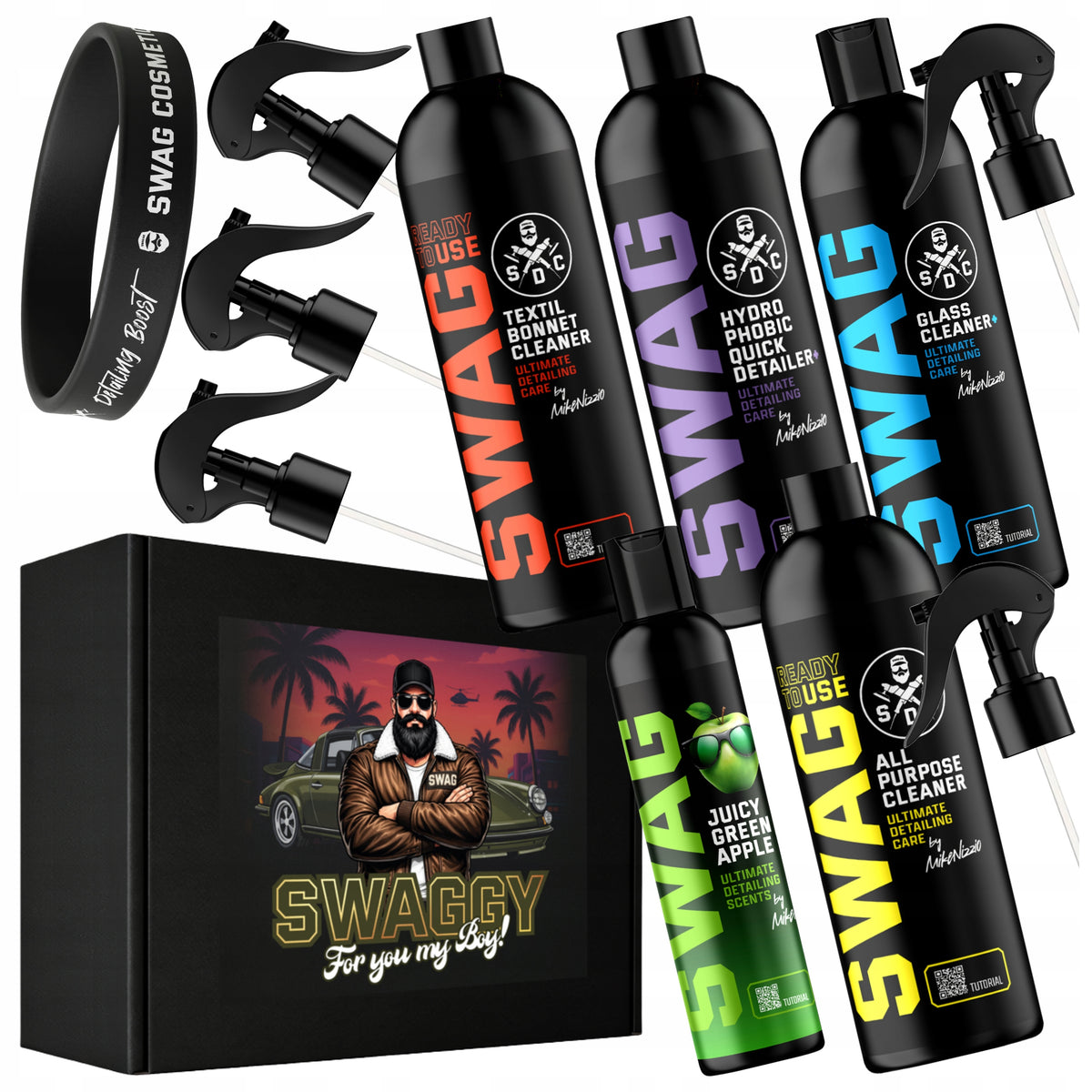 SWAG Detailing Gift Box For Men Car Cosmetics Set