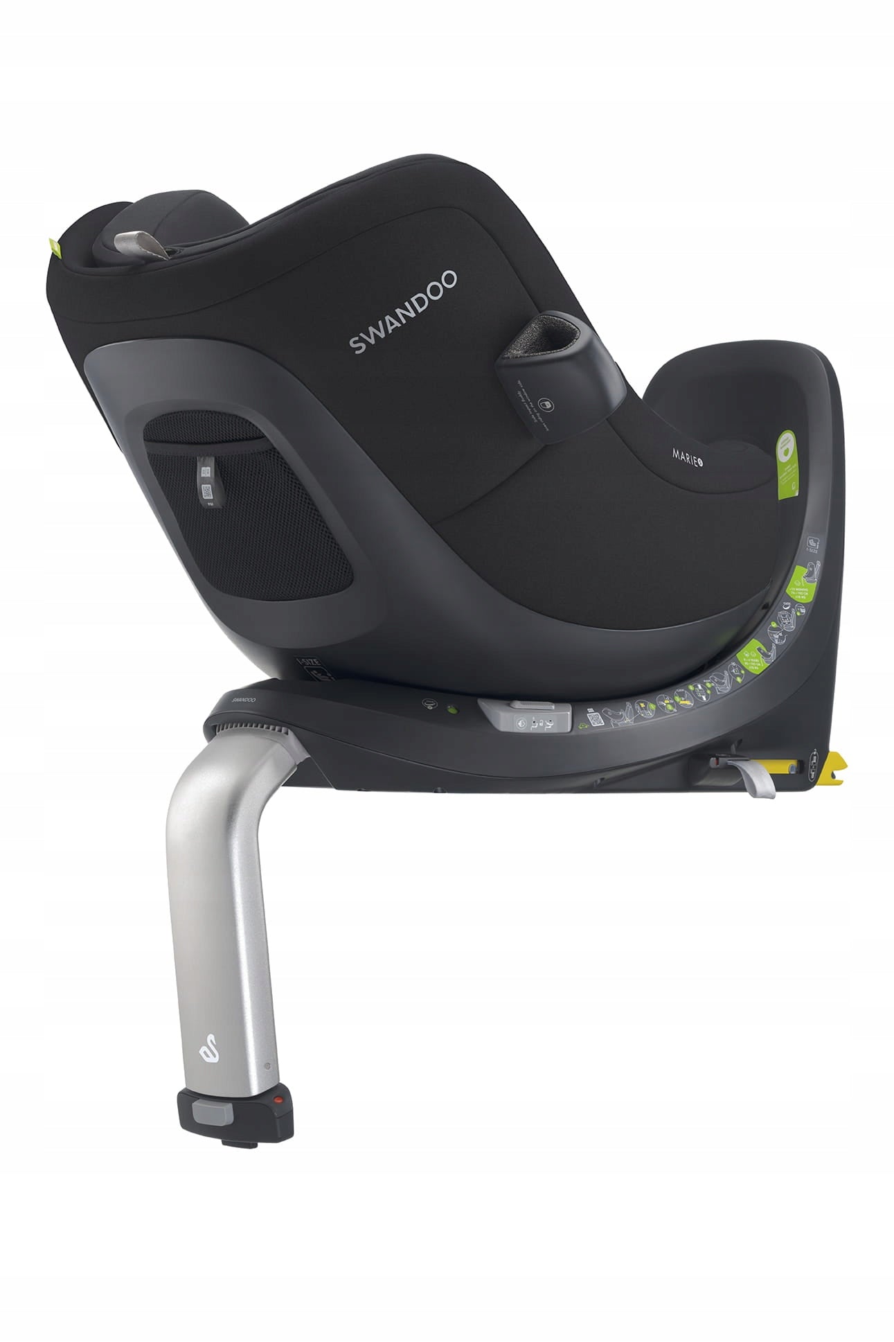 SWANDOO MARIE 5 I-SIZE SWIVEL SEAT 360 0-18 KG TO 4 YEARS RWF FWF Manufacturer code 41984