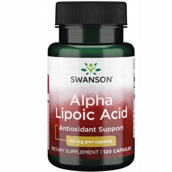 SWANSON ALA 50MG 120CAPS ANTI-OXIDATION LIVER Manufacturer code detoksykacja