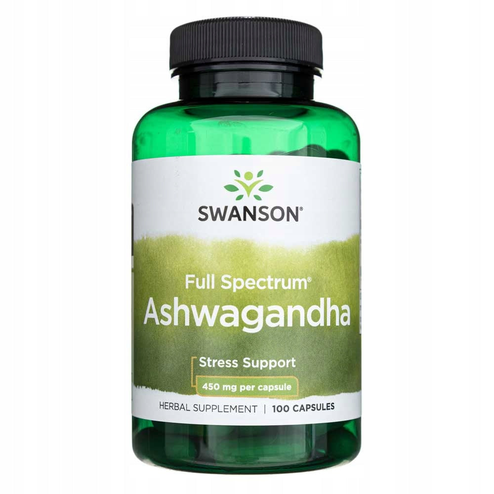 SWANSON ASHWAGANDHA ASHWAGANDA Indian Ginseng Withania 3x100 CAPSULES Expiration date at least 1 year from the date of purchase