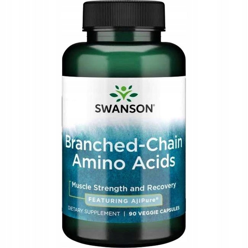 SWANSON AjiPure BCAA branched chain amino acids 90 vegetarian capsules