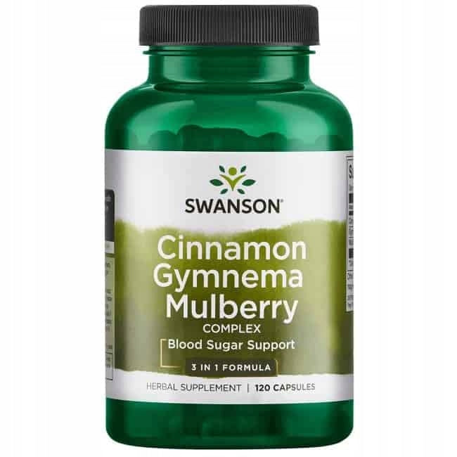 SWANSON Cinnamon Gymnema Mulberry Complex 120 capsules