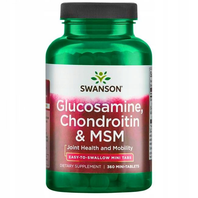 SWANSON GLUCOSAMINE CHONDOITIN MSM 360t JOINTS