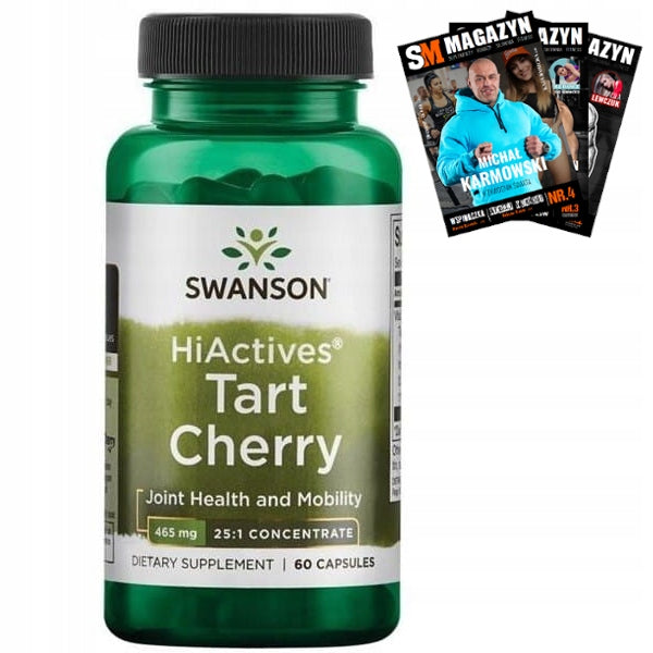 SWANSON HiActives Tart Cherry 60k ANTIOXIDANT VITAMINS AND MINERALS