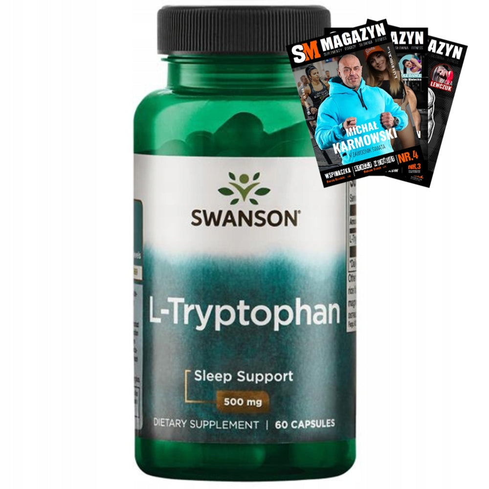SWANSON L-TRYPTOPHAN 500MG 60K TRYPTOPHAN STRESS SLEEP MOOD WELLBEING