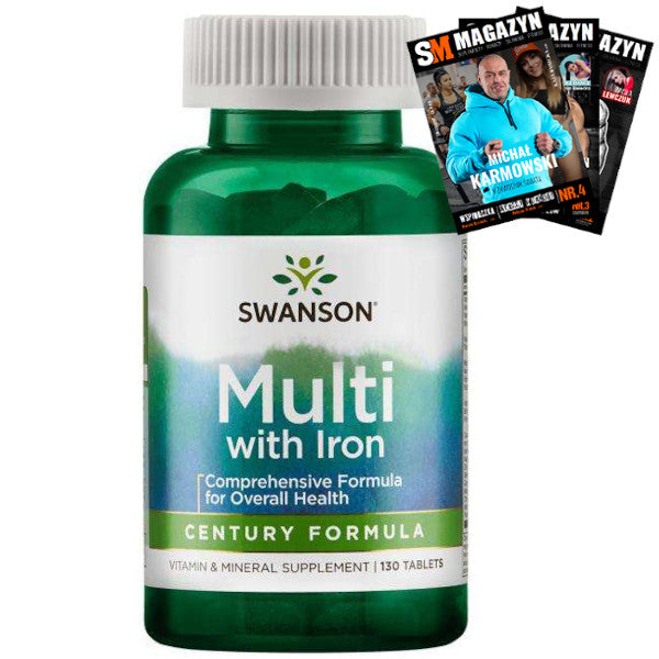 SWANSON MULTI CENTURY FORMULA IRON MULTIVITAMIN 130t