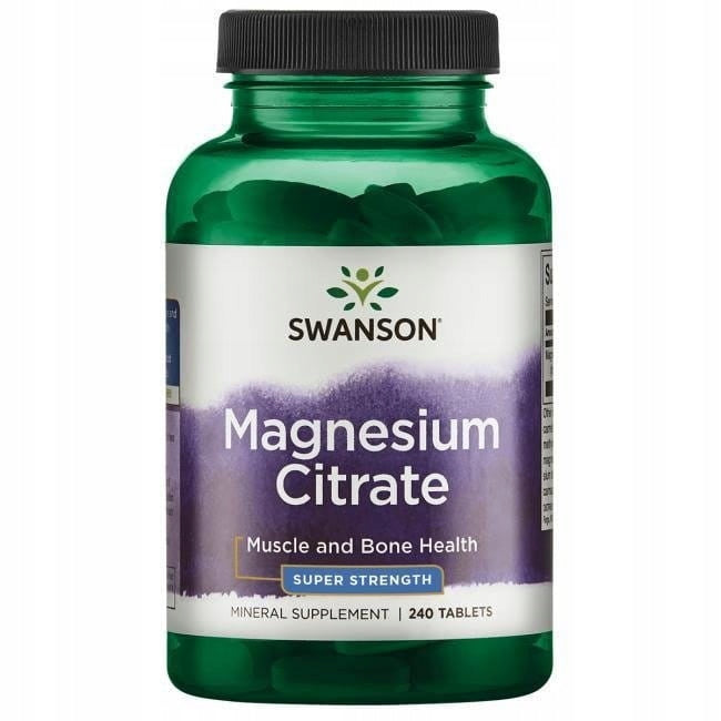 SWANSON Magnesium citrate 240 tablets Magnesium citrate SPASMS IMMUNITY Medical device no