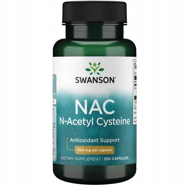 SWANSON NAC N-Acetyl Cysteine 600mg 100k GLUTATHIONE ANTIOXIDANT