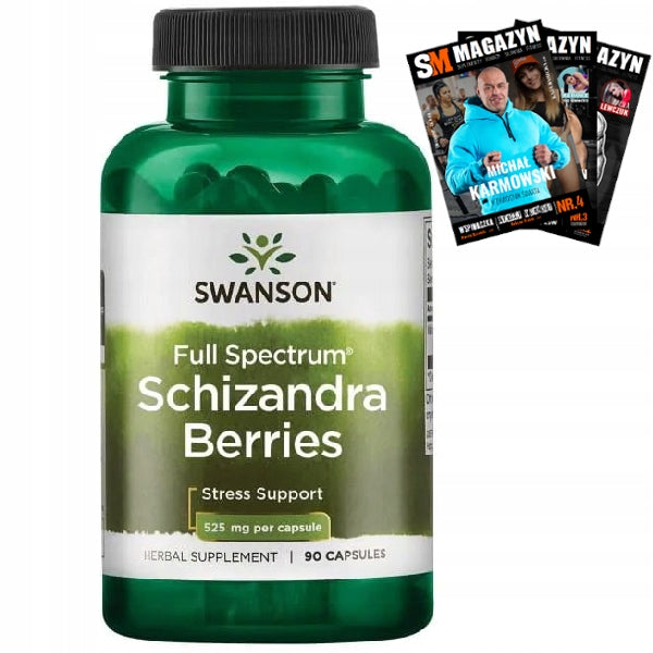 SWANSON SCHIZANDRA 90 kaps STRESS CHINESE CITRINE