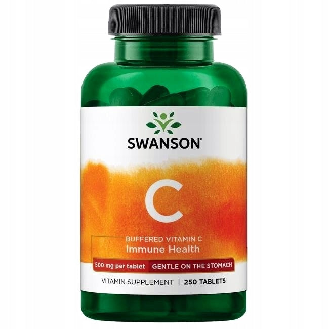 SWANSON Vitamin C 500mg buffered L-ascorbate IMMUNITY 250 tablets