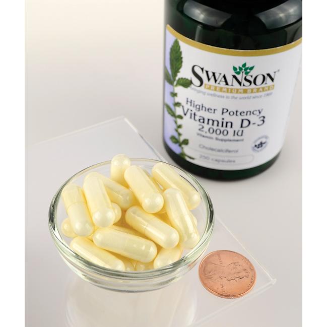 SWANSON Vitamin D3 2000IU 250k teeth bone D-3 Packaging status original