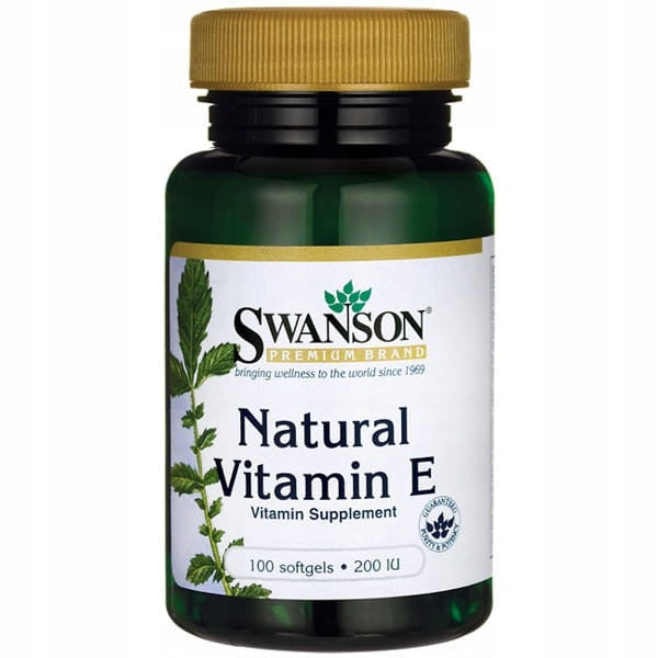 SWANSON Vitamin E 200IU NATURAL 100 kaps. Expiration date not specified