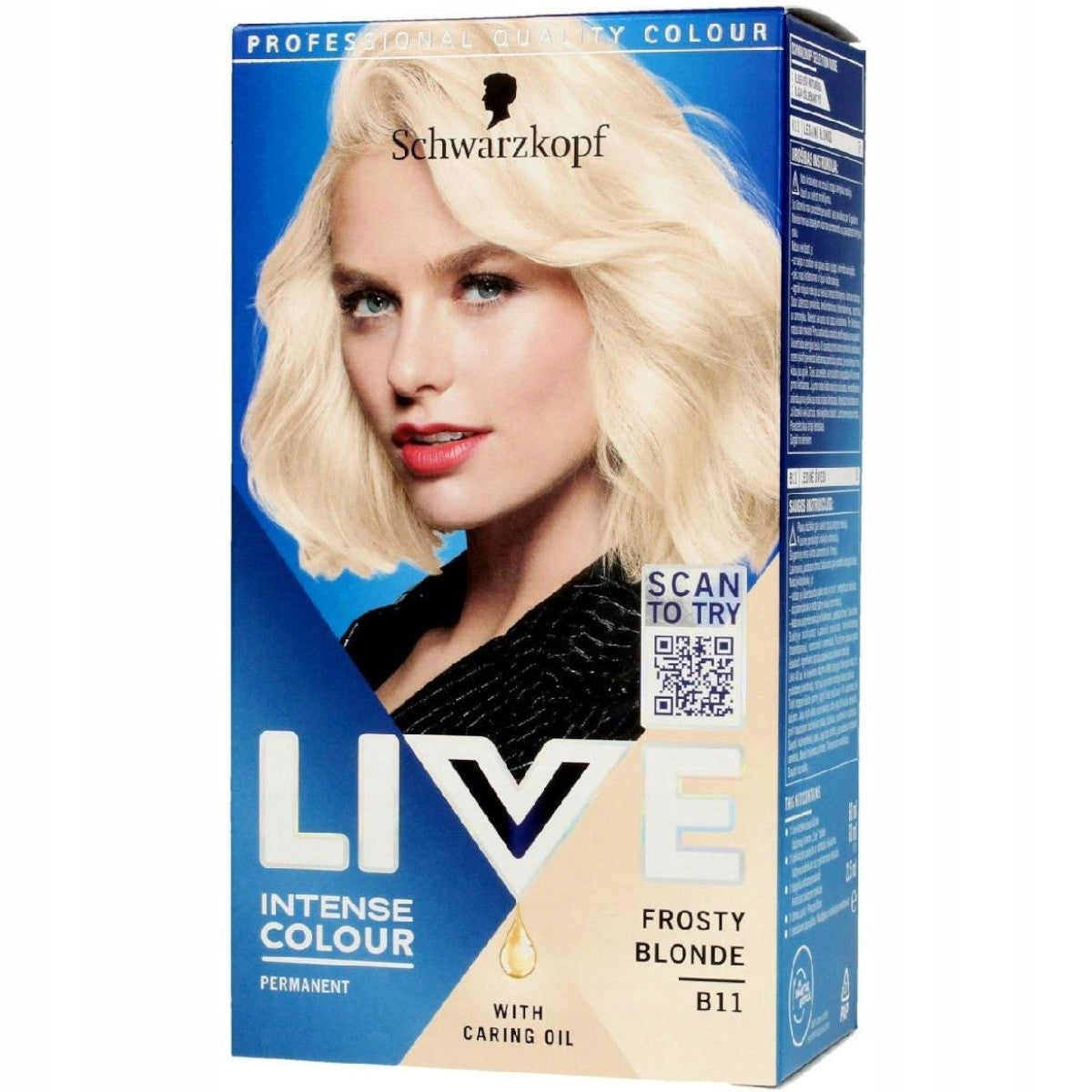 Plaukų dažai Schwarzkopf Live Intense Colour B11 Frosty Blonde