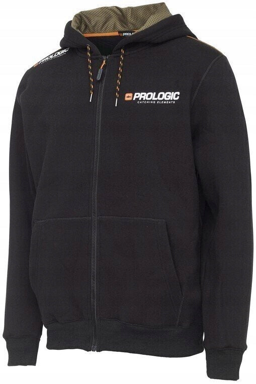 SWEATSHIRT PROLOGIC EDEN ZIP HOODIE BLACK CAVIAR M