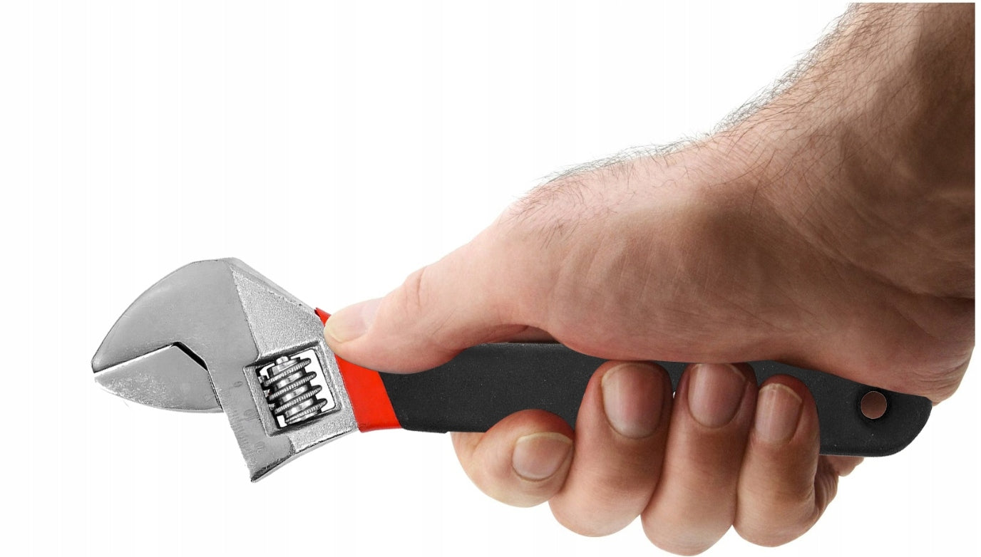 SWEDISH ADJUSTABLE WRENCH 200mm FOR HYDRAULIC PIPES FRENCH Product weight with unit packaging 0.35 kg