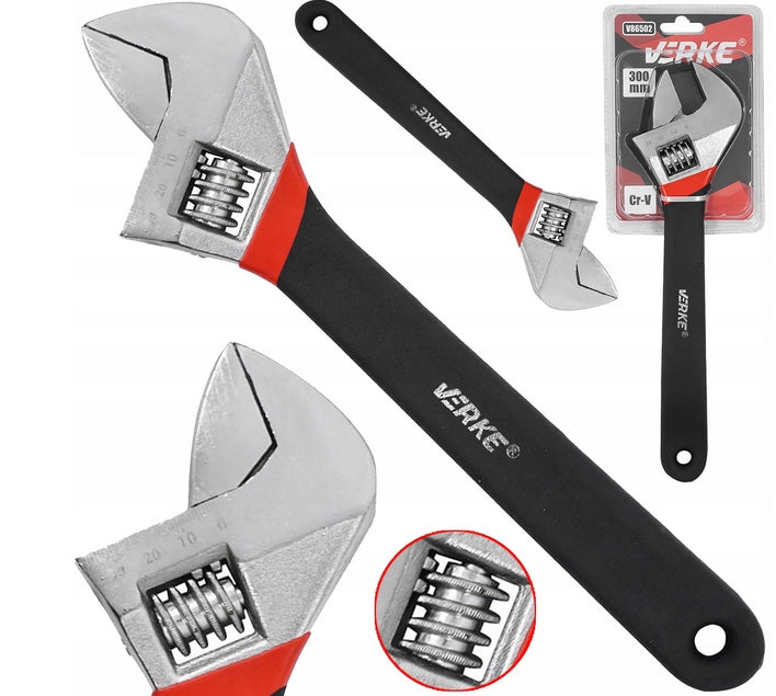 SWEDISH ADJUSTABLE WRENCH 300mm FOR HYDRAULIC PIPES FRENCH