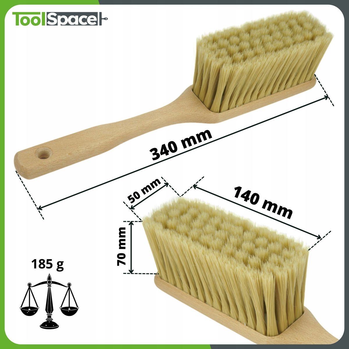 SWEEPER BRUSH BRISTLES NATURAL MANUFACTURER - LUX! EAN (GTIN) 5901761151916