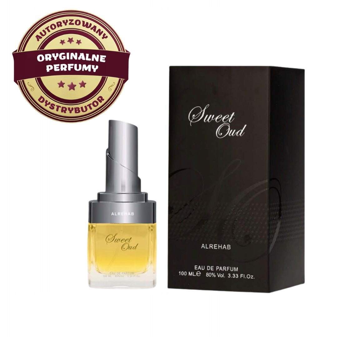 SWEET OUD ARABIC PERFUME UNISEX SPICY AGAR 100 ml AL REHAB EDP