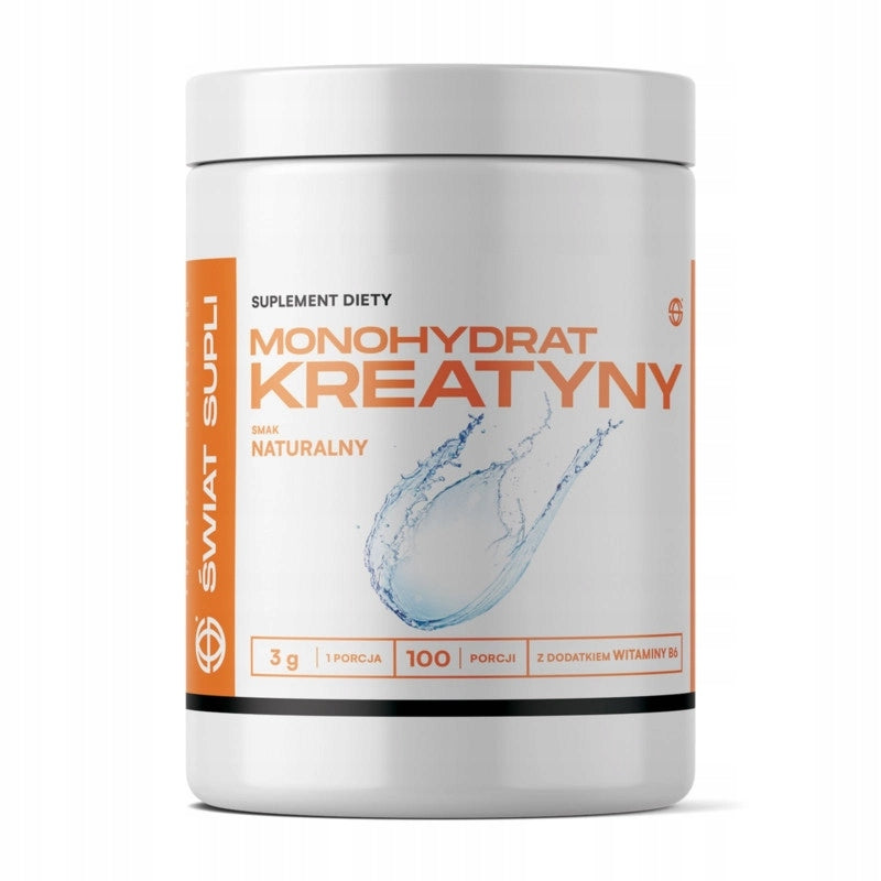 ŚWIAT SUPLI Creatine Monohydrate 300g NATURAL CREATINE